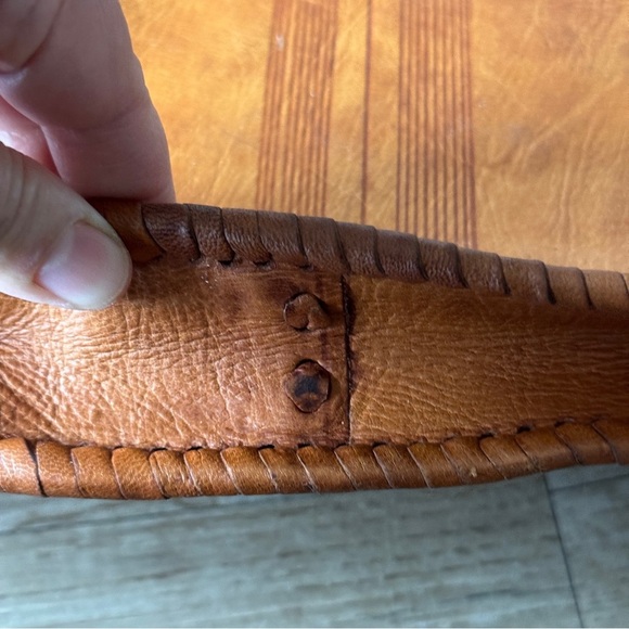 Vintage leather letter pouch - Picture 8 of 13